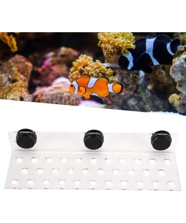 Zerodis Aquarium Coral Rack Bracket - Acrylic Frag Rack with Strong Suction | 32 Hole Coral Holder for Aquariums - Top Aquarium Accessories - Buy Online on GoSupps.com