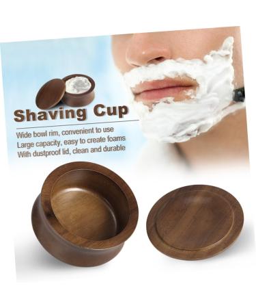 FOMIYES 2pcs Travel Soap Dish Set - Japanese Wooden Bowl for Shaving Soap & Foam - Solid Wood & Bamboo - Perfect Men's Grooming Accessory - Buy Online on GoSupps.com