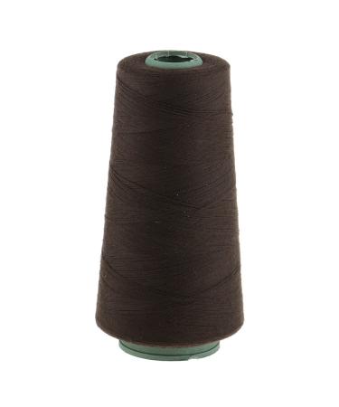 Gazechimp Wig Hair Extensions Sewing Thread - Hair Extensions Weft Yarn - Dark Brown