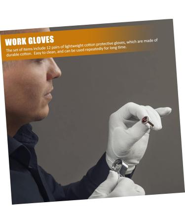 FRCOLOR 12 Pairs of Hand Moisturising Gloves Work Gloves Cotton Gloves Handling Gloves Safety Gloves Cosmetic Moisturising Gloves Protective Gloves - Buy Online on GoSupps.com