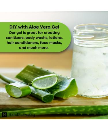 HalalEveryDay | 100% Pure Aloe Vera Gel | After Sun Care Soothe & Hydrate | Sun Burn Relief | Moisturizing | Vegan | 4 oz - Buy Online on GoSupps.com