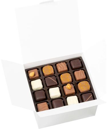 Chevaliers d'Argouges - Assortiment de chocolats noir lait blanc - Ballotin cadeau Saint-Valentin - 320g - Buy Online on GoSupps.com