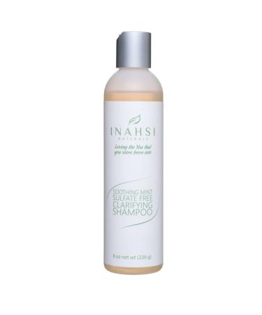 INAHSI Soothing Mint Clarifying Shampoo | Hair Shampoo for Men  Women  Baby  or Kids with Curly Hair | Hair Products for Naturally Curly Hair 8 oz | Made in the USA