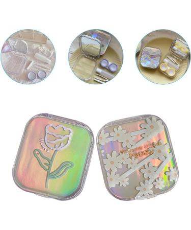 Ultechnovo 8 Color Party Tweezers Set - Mini Plastic Tweezers & Glasses Case for Girls | Perfect Eyewear Care Box - Buy Online on GoSupps.com
