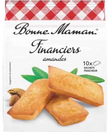 Bonne Maman Financiers Pure Butter Almonds x 10 in Individual Bag 250 g - Buy Online on GoSupps.com