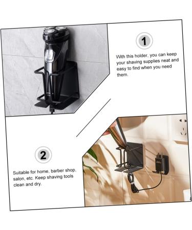 Childweet Razor Holder Wall Stand - Self-Adhesive Hook for Electric Shavers & Clothes Rack - Durable Metal Steel Bracket - Buy Online on GoSupps.com
