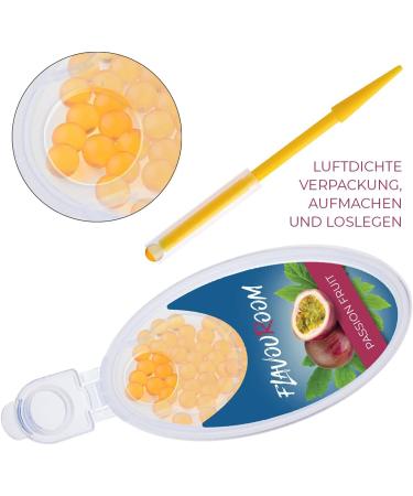 Flavoroom Premium Capsules 100 Set | DIY Passion Fruit Aroma Filter | Unforgettable Flavor with Storage Box - Buy Online on GoSupps.com