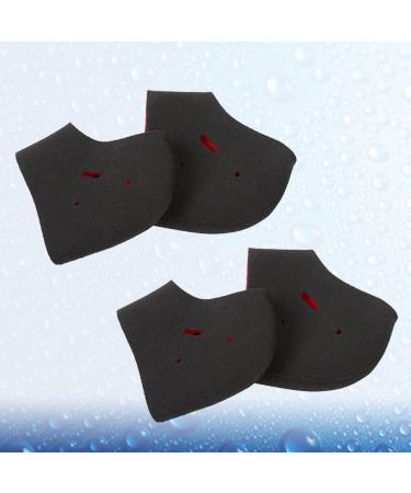 FRCOLOR 2 Pairs Silicone Heel Socks Heel Cushion Socks moisturizing Heel Sleeves Plantar Heel Dry feet Socks Heel Support Socks moisturizing Heel Socks spa Socks Foot Toe Socks 11*10cm - Buy Online on GoSupps.com