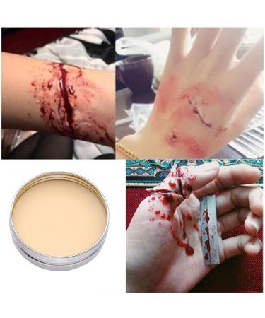  ZJchao ZJchao Halloween Costume Wounds Prosthetic Wax Makeup Special Effects Cosmetics for Zombie Light Complexion 30g (139) - Buy Online on GoSupps.com