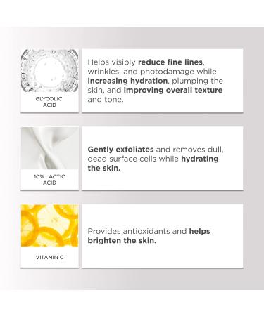 Glytone Rejuvenating Mask - 3% Glycolic Acid Lactic Acid Vitamin C & Collagen - Purify & Exfoliate for All Skin Types - Fragrance-Free - 3 fl. oz. - International Shipping Available - Buy Online on GoSupps.com