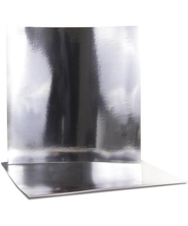 Hygloss Products Metallic Foil Board Sheets - 12 x 12 Inches Silver 10 Pack - Buy Online on GoSupps.com