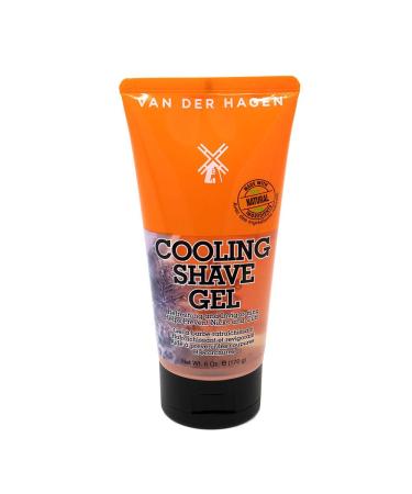 Van Der Hagen Cooling Shave Gel - Invigorating Non-Foaming Shave Gel Cools and Refreshes Skin Helps Reduce Nicks Razor Burn and Irritation 6 oz - Buy Online on GoSupps.com