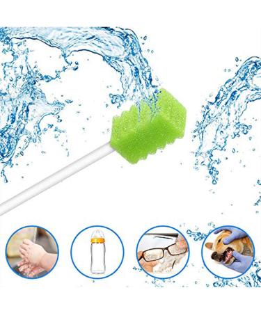 50 Pack Disposable Oral Swabs - Sterile Dental Sponge Swabsticks for Mouth & Gum Cleaning - Buy Online on GoSupps.com