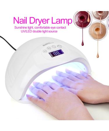 Buy 48W UV LED Nail Dryer | Professional Nail Lamp for Quick Nail Polish Drying | 30s 60s 99s Timer | Perfect for Nail Art & Hardening | EU Plug - Buy Online on GoSupps.com