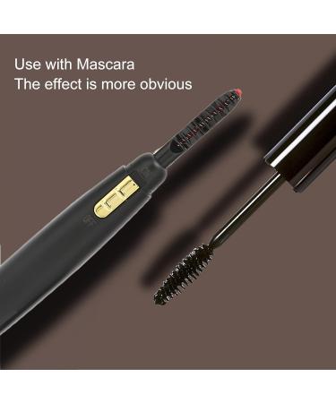 Heated Eyelash Curler for Women - Professional Quick Heating & Long Lasting Battery Powered Tool (Black - Buy Online on GoSupps.com