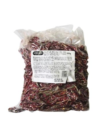 DRIED CHIPLES ARBOL 500G | SABORMEX