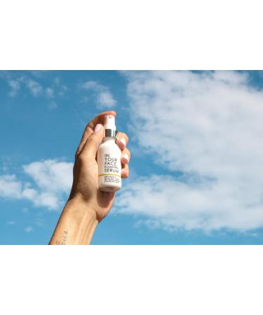 In Your Face Vitamin C Plumping Serum | Hydrating Brightening & Age-Defying with Hyaluronic Acid & Organic Jojoba Oil | 1 oz - International Shipping Available - Buy Online on GoSupps.com