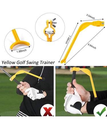 AMY Sport Golf Swing Training Aid Arm Band Trainer with Impact Ball - 4 Pack Set for Men and Women Beginners - Blue - Buy Online on GoSupps.com
