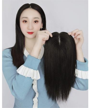 Yanamy 5x5 Remy Human Hair Topper | Silk Part Clip-on Hairpiece for Women | 10 Inch Length - International Shipping Available - Buy Online on GoSupps.com