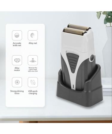 Cordless Hair Clippers Kit with Rechargeable Battery Electric Hair Clipper Double Net Perfect Fitting Aluminium Alloy Cutter Hair Grooming Trimmer Black White - Buy Online on GoSupps.com
