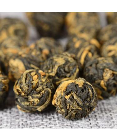 HQZM Yunnan Ancient Tree Small Golden Bead Dianhong Tea 500g Unique Flavor Black Tea 1764oz - Buy Online on GoSupps.com