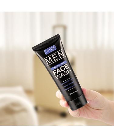 Men's Skin Care Set | 3-Piece Daily Essentials | Face Cleanser Exfoliating Scrub & Moisturizer | Great Gift for Men - Buy Online on GoSupps.com