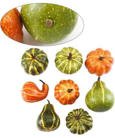 Ciieeo 8pcs Pumpkin Decor Halloween Pumpkin Halloween Fake Fruit Fall Pumpkins Decoration Foam Pumpkin Halloween Mini Pumpkin Microgreens Water Bird Whistle Decorate Artificial - Buy Online on GoSupps.com
