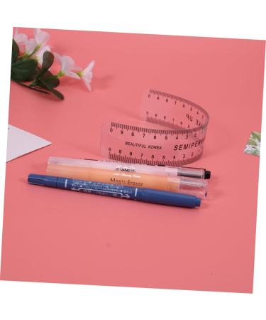 Hemoton 3pcs Microblading Oil Eyebrow Permanent Pen Ladies Kit for Ruler Marker Eraser Makeup Wmtz_ - Buy Online on GoSupps.com