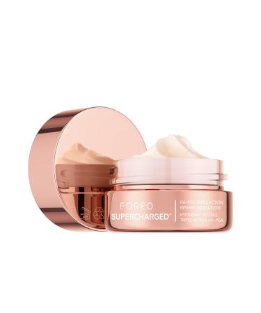 FOREO SUPERCHARGED HA+PGA Face Moisturizer - Wrinkle Cream for Face - Hyaluronic Acid & Squalane - Vegan - Cruelty & Gluten Free - Clean Skincare - 1.6 fl.oz 0.5 Fl Oz