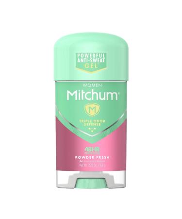 Mitchum for Women Power Gel Anti-Perspirant Deodorant Powder Fresh 2.25 oz (Pack of 2) - Packaging May Vary