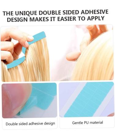 Beavorty 6 double sided adhesive hair extension Seamless Hair Extension Tape Double Sided Extension Tape toupee wigs tape front wig tape lace wig Replacement Tape for Hair patch pu - Buy Online on GoSupps.com