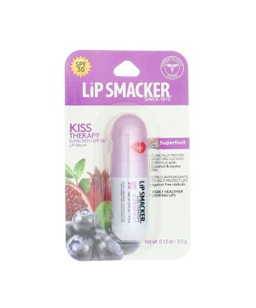 Lip Smackers Kiss Therapy SPF30 Lip Balm Superfruit 1oz - Hydrating Lip Care with SPF 30 - Buy Online on GoSupps.com