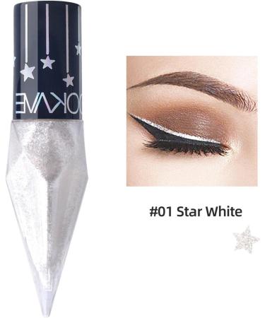Liquid Eyeliner Shiny Eyeliner Liquid Long Lasting Waterproof Sparkling Eyeliner Eyeshadow for Women Girls Festival Uaxiu 1 - Buy Online on GoSupps.com