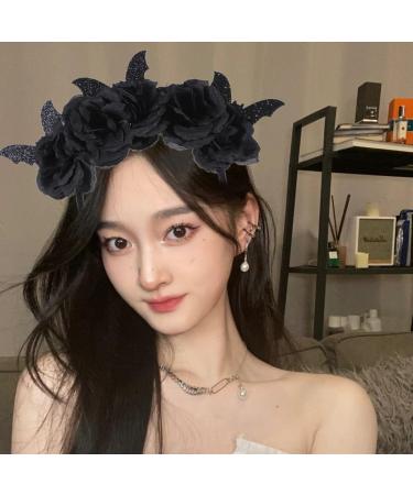 hgnxa Funny Devil Headband Halloween Party Cosplay Costume Headwear Hair Accessories Halloween Costume Hairband Black - Buy Online on GoSupps.com