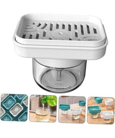 Ciieeo 4pcs Squeeze Bottle Soap Dish Washing Supply Dishwashing Sponge Holder Dishwashing Liquid Dispenser Dishwashing Tool Kitchen Sink Sponge Holder Home Supplies Plastic Dishwasher - Buy Online on GoSupps.com