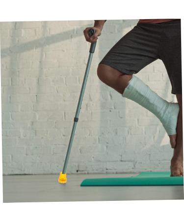 Lurrose 6-Pack Anti-Slip Crutch Pads | Rubber Tips for Hiking Sticks & Walking Sticks | Space Protection for Better Grip - Buy Online on GoSupps.com