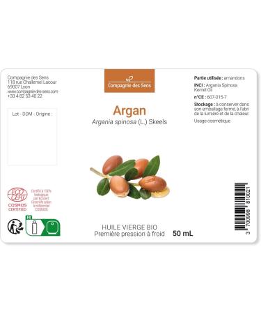 Moroccan Argan - Organic Virgin Vegetable Oil - Glass Bottle - First Cold Pressed - 100mL - Buy Online on GoSupps.com