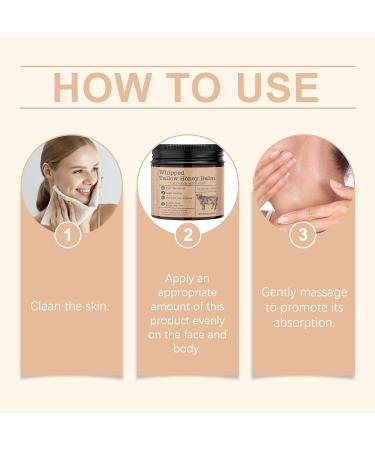 Clawrex Beef Tallow Cream 120 g organic beef tallow cream natural tallow facial cream for face and body deep hydration - Buy Online on GoSupps.com