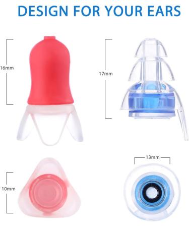 High Fidelity Concert Ear Plugs - 4 Pairs for Noise Reduction at Concerts, Festivals, Parties, DJs, Drummers - Reusable - 2 Colors - Buy Online on GoSupps.com