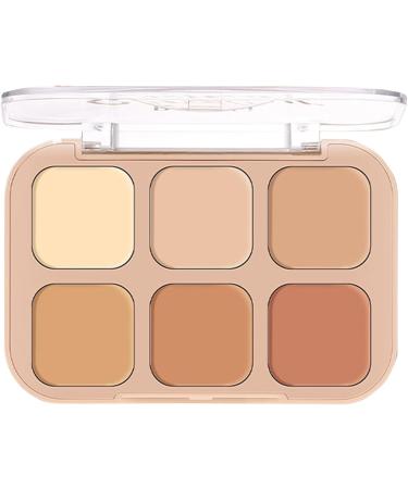  Ruwshuuk Makeup Artist Palette Concealer Palette Powder Facial Makeup Contouring Powder Palette | Delicate and Natural Beauty Supplies for Party Evening - Buy Online on GoSupps.com