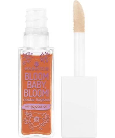 Essence BLOOM BABY BLOOM! Nectar Lipgloss with Jojoba Oil No. 02 Tulips On My Lips Contents: 9ml Shiny Lipgloss with Vitamin E