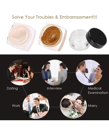 Waterproof Tattoo Cover-Up Makeup Set for Dark Spots, Scars, Vitiligo - Body & Leg Concealer Cream - Buy Online on GoSupps.com