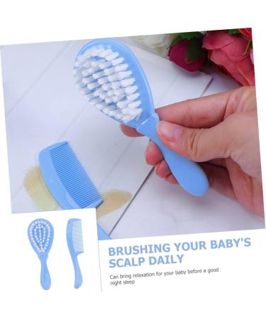 Healvian 3-Piece Baby Bath Set: Shampoo, Hair Brush, and Comb Kit for Kids | Head Massage and Cleaning Brush Included - Buy Online on GoSupps.com