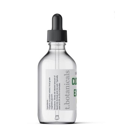 t.botanicals Pure Cucumber Extract - Alcohol Free Liquid Glycerite Serum for Face Wash Body Care & Cosmetic Recipes (4 oz - Buy Online on GoSupps.com