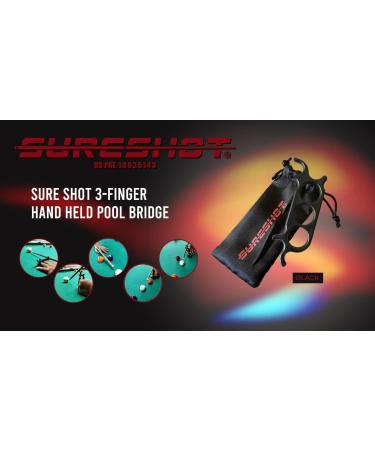Sure Shot 3-Finger Billiard Mechanical Bridge for Billiards  Hand Held Pool Bridge  Billiards Pool Cue Accessory  The First Ever Handheld Snooker Accessory That Perfects Every Shot! - Buy Online on GoSupps.com