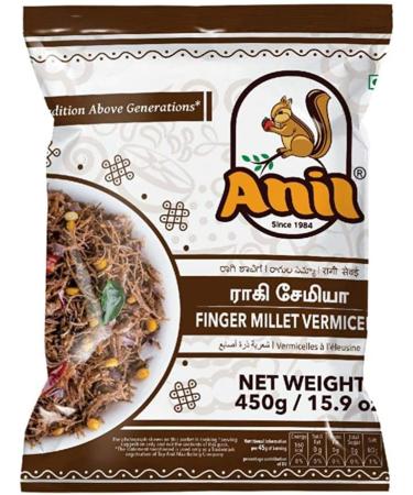 Anil Ragi Vermicelli | 450G | Finger Millet Vermicelli | High Fibre | High Protein | Ragi | Ragi Semiya (Pack of 2) - Buy Online on GoSupps.com