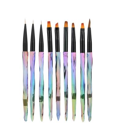 9PC Nail Art Kit: Pens Brushes Dots & Marking Tools for DIY Designs - Buy Online on GoSupps.com