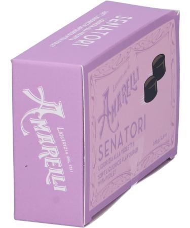 Liquirizia Amarelli - Senatori - Violet Scented Licorice - 2x100 gr - Buy Online on GoSupps.com