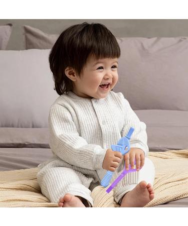 JUCHRZEY 5pcs Baby Chew Toys | Safe Silicone Teething Toys for Babies | Perfect for Soothing Gums - Buy Online on GoSupps.com