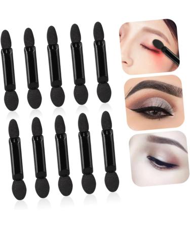 Housoutil 150 pcs Eye Brush Applicators Tipped Black Sponge Double-ended Eyeshadow Shadow Makeup 50pcsx3pcs Blackx3pcs - Buy Online on GoSupps.com